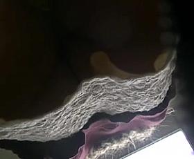 upskirt brunette subway