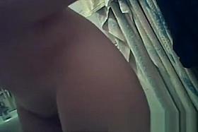 Hidden camera on cute teen