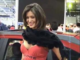 Upskirt and downblouse public shots of sexy models