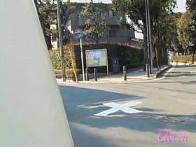 Pussy hungry skirt sharker only gets to see her panties