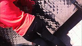 Slim Pawg in black jeans