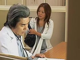 Beautiful Jap screwed in a perverted pussy exam video