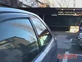 Garage sharking encounter with lovable small Japanese babe being truly stunned