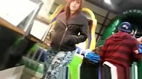 Chubby chick tight pants