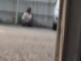 Teen with a nice rack was boob sharked at the parking lot