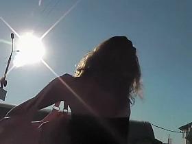 Voyeur followed her like a shadow