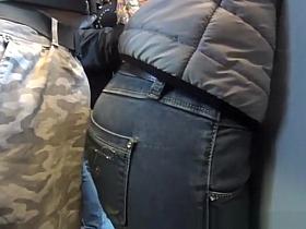 Guy with hard cock gropes chick with it