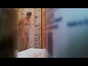 roommate Isabell in the shower