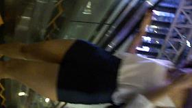 Ass Cheek - Girl with tight hot pants