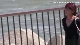 Asian babe public peeing