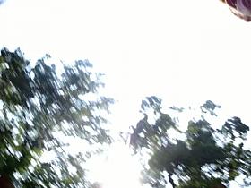 Backyard upskirt on cute asses relaxing