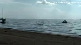 Cute Amateur Girl Plays Nude at the Beach