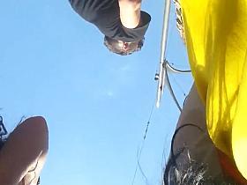 spy upskirt sexy woman withe panties romanian