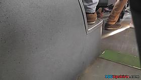 Accidental upskirt vid with a slim chick in g-string