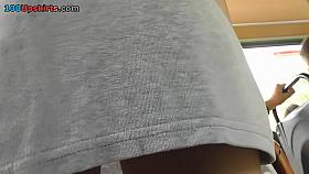 There is no way to hide her ass from upskirt spy cam