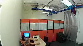 Office masturbation got intterrupted