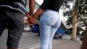 TIGHT LIGHT BLUE JEANS!!!!