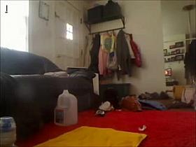 Sexually Excited Wife Shaves and Masturbates on Hidden Livecam