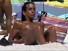 Very dark tanned but still sexy girl