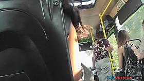 Camera guy tries to film fat brunette's upskirt view