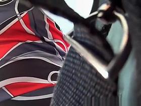 Guy rubs himself on big woman's ass