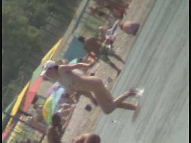 Hot amateur nudist beach voyeur vid