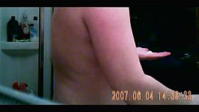 Hidden of Wife's Tits - Lotioning up