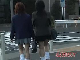 Outdoor great sharking attack with some careless little oriental hoe