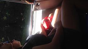 Super Big boob Mexican tits bouncing