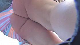 Big butt upskirt