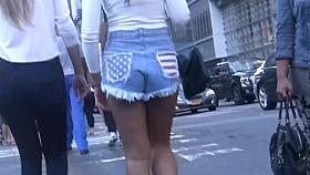 Hot Patriot w Nice Tits n Friend