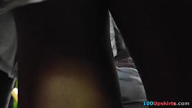 This upskirt ass looks awesome from every angle