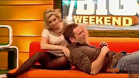 Compilation of pussy flashing on TV