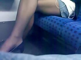 Mesmerized by a woman on the train