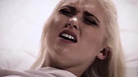 Blind teenager Chloe Cherry got moved to their new house and saw by her perverted neighbor Ricky Johnson.He took advantage and devirginized her pussy.