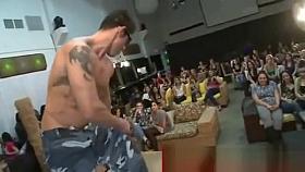 Cfnm gluttonous women at a party