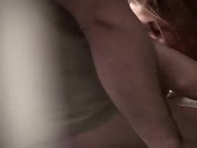 Sister gives a blowjob during house party