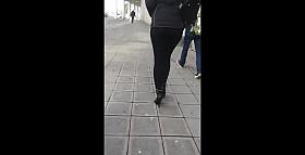 Following A Coworker's Ass and Boots