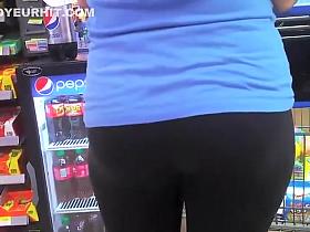 Tattooed leg attached to a hot ass