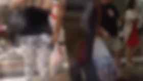 Printed White Spandex(Leaving So Soon)