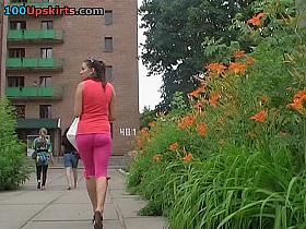 Palatable gazoo in taut shorts