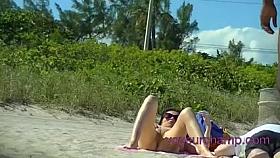 My Wife Tatiana Nude Beach Cock Teaser! Swarmed By Voyeurs!