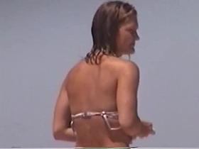 Delicious ass at beach