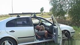 Naughty slut prefers extreme public sex