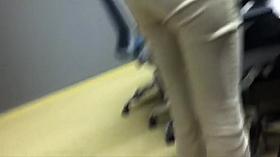 candid tight coworker ass (goddess returns)