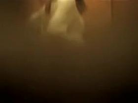 Changing room chick in bra and also out of it