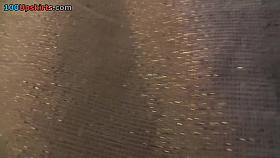 White strap panty up denim petticoat