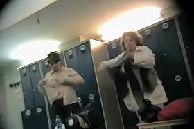 Mature woman rubbing cellulites body with the towel