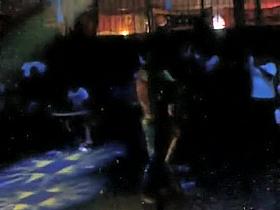 Blowjob at the club from a bleach blonde chick