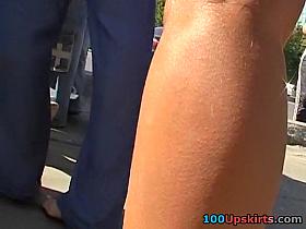 Fancy tushie upskirt clip